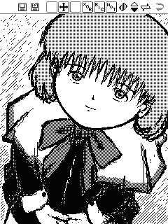 ざうすけ2 スケッチモード画面（縦）